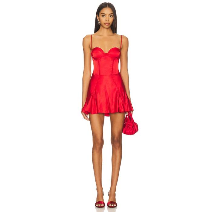 Retrofete 【 Mairead Dress Women Red 】 お召しもの レディース Red 赤・赤いこと