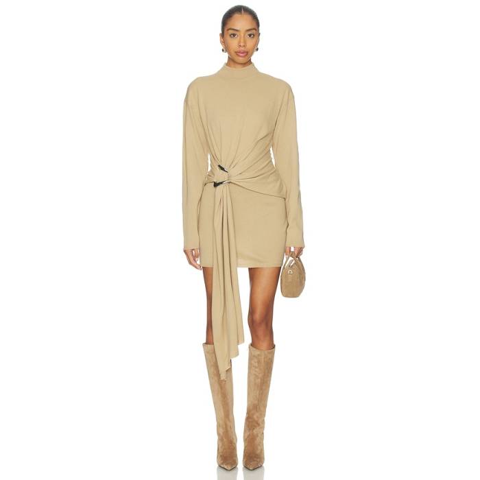 Et Ochs 【 Poala Knit Dress Women Buff 】 編み物 お召しもの レディース