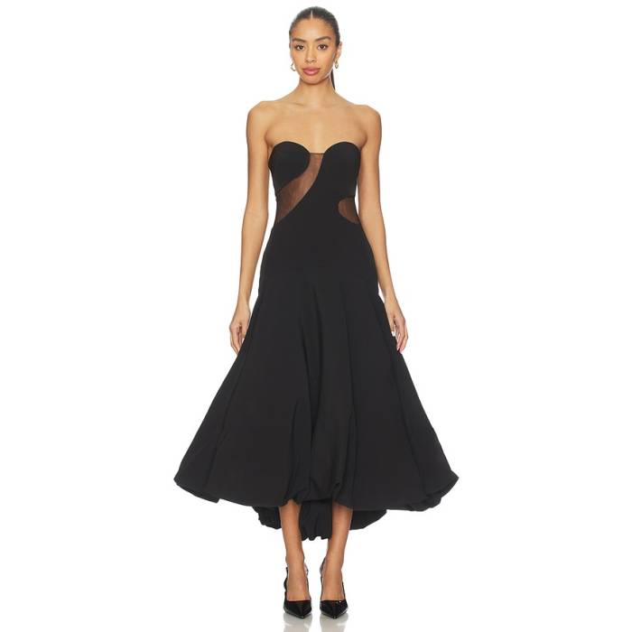 Et Ochs 【 Daniella Bubble Dress Women Black 】 砂上の楼閣 お召しもの レディース 黒いこと 黒いこと