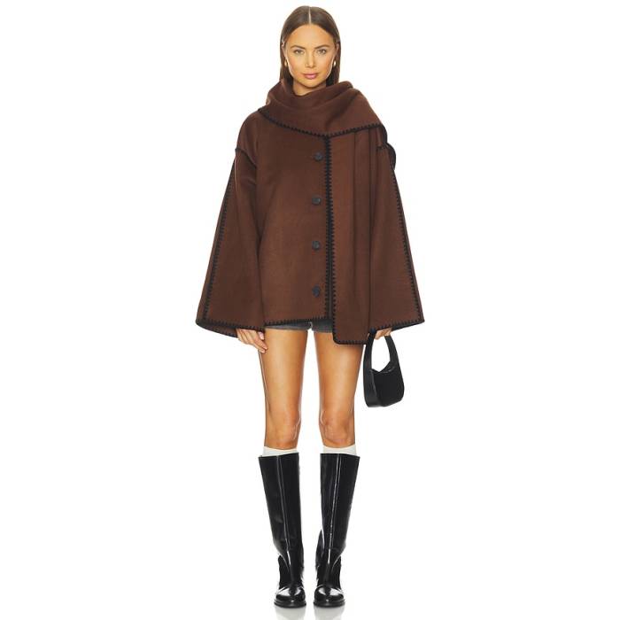 Tularosa 【 Bailey Jacket Women Chocolate \u0026Amp; Black 】 Jacket 上衣 レディース 黒いこと 黒いこと