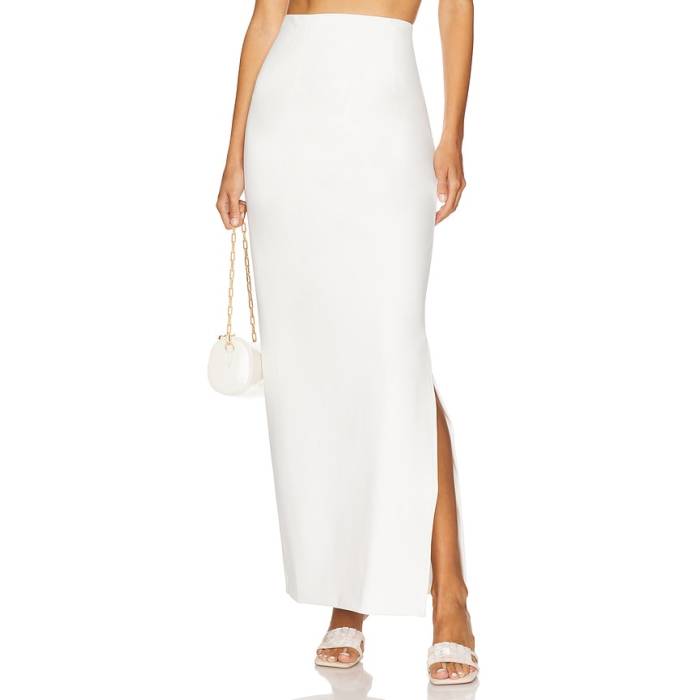 Adriana Degreas 【 Coquille De Mer Long Skirt Women Off White 】 レディース 白いこと 白いこと