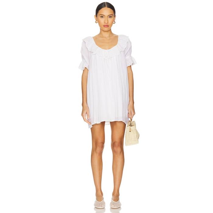 ショウミーユアムームー Show Me Your Mumu 【 Toulouse Dress Women White Eyelet 】 ドレス レディース 白色 ホワイト｜スニケス