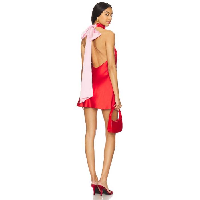 ショウミーユアムームー Show Me Your Mumu 【 X Revolve Lisa Mini Mini Dress Women Vday Colorblock 】 ドレス レディース|スニケス