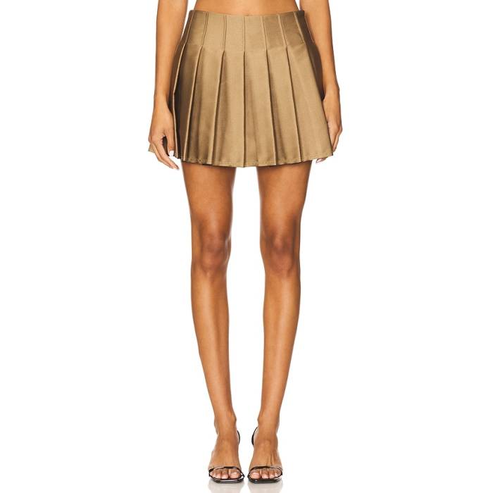 Simkhai 【 Rives Pleated Mini Skort Women Bronze Multi 】 レディース 銅・ブロンズ
