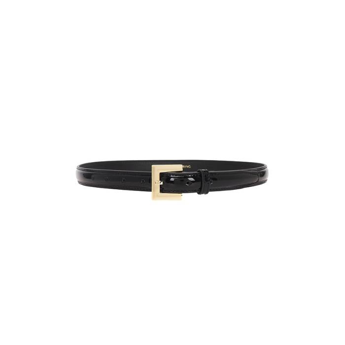 Anine Bing 【 Nicola Belt Women Black Patent 】 胴締め レディース 黒いこと 黒いこと 専売特許