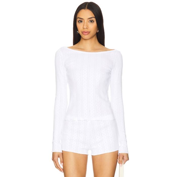Cou Cou Intimates 【 The Bateau Top Women White 】 レディース 白いこと 白いこと