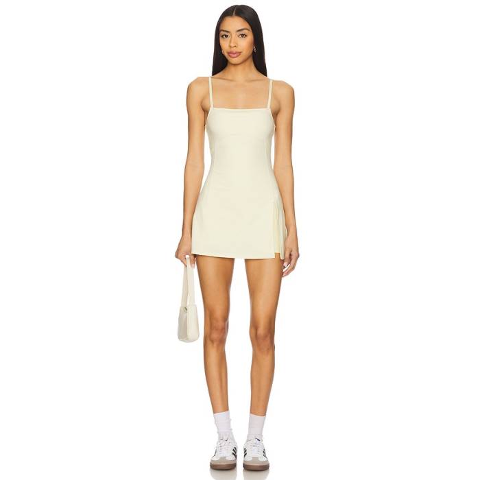 Wellbeing + Beingwell 【 Movewell Astrid Dress Women Baby Yellow 】 御召しもの レディース yellow 黄味がかった・黄色