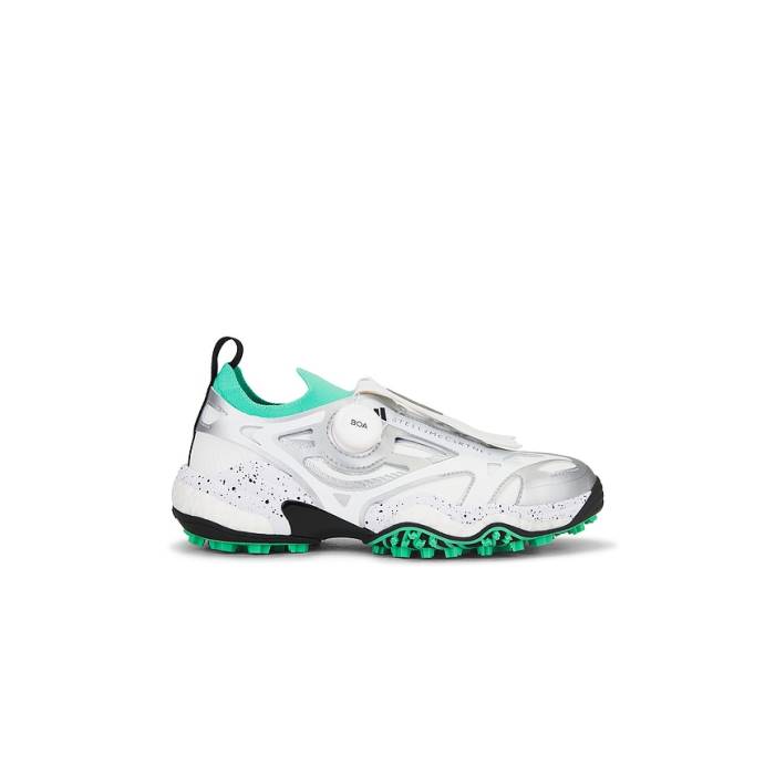 アディダス ステラマッカートニー Adidas By Stella Mccartney 【 Codechaos Boa Sneaker Women Core White \u0026Amp; Bright Green 】 靴 スニーカー レディース 中核グループ 白いこと 白いこと green 緑・緑であること