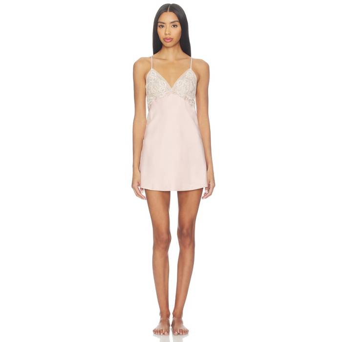 Flora Nikrooz 【 Kimono Chemise With Embroidery Women Smokey Rose 】 レディース Rose サクラ色