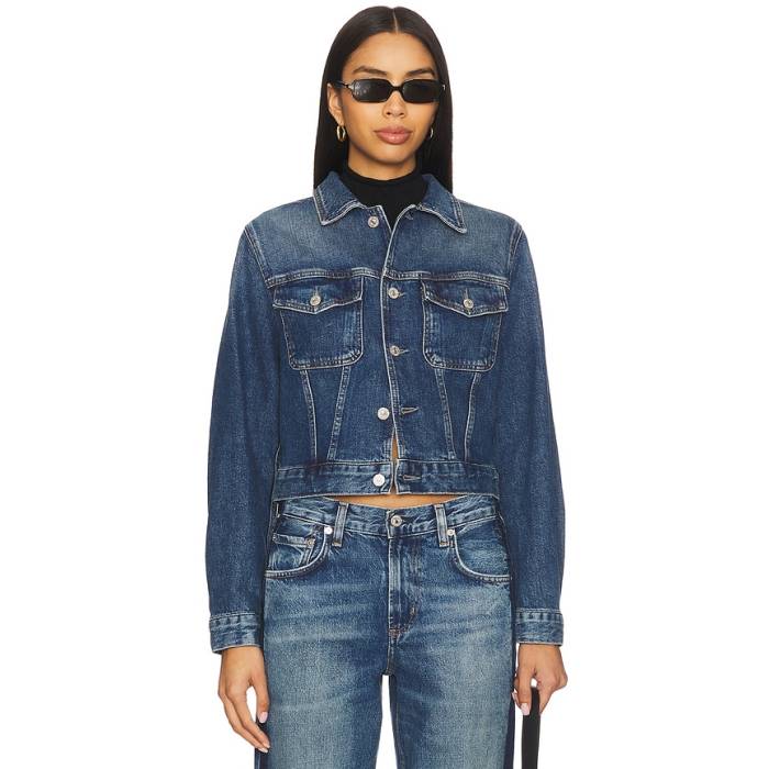 シチズンズオブヒューマニティ Citizens Of Humanity 【 Charisse Shrunken Jacket Women Briar 】 Jacket 上衣 レディース