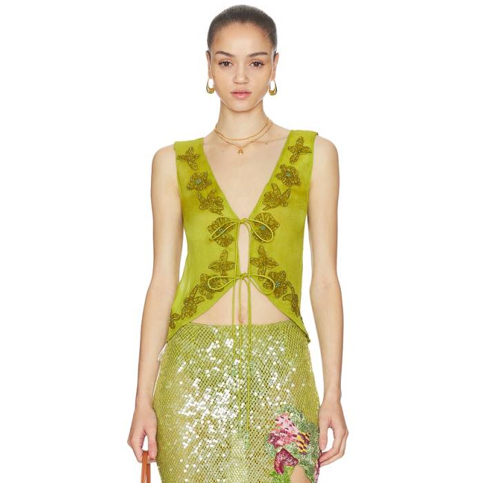 La Fuori 【 Fresh Fern Top Women Green 】 生新しい レディース green 緑・緑であること