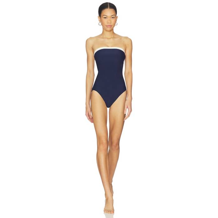 Bondi Born 【 Romy One Piece Women Navy \u0026Amp; Pearl 】 レディース 紺色 米国海軍 パール