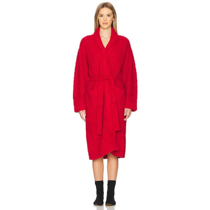 Sunday Citizen 【 Snug Waffle Robe Women Rouge 】 ワーヘル レディース