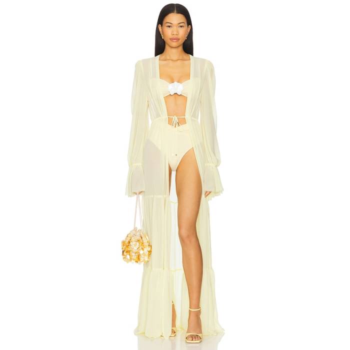 Bananhot 【 Amara Dress Women Daisy Yellow 】 御召しもの レディース yellow 黄味がかった・黄色