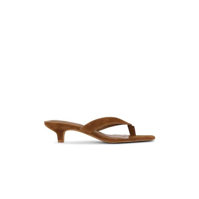 スティーブマデン Steve Madden 【 Tracie Sandal Women Chestnut Suede 】 レディース スエード・スウェード