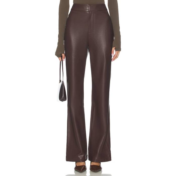 Lovers And Friends 【 Jordan Faux Leather Pant Women Dark Brown 】 なめし革 ズボン下 レディース 赤銅色 赤銅色