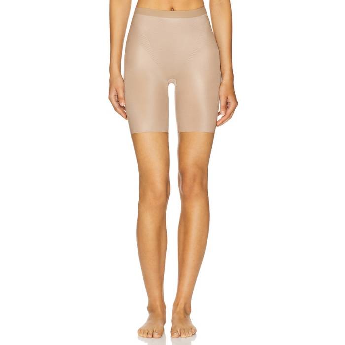 渡り間クス Spanx 【 Shape Invisible Short Women Cafe 金 Lait 】 レディース