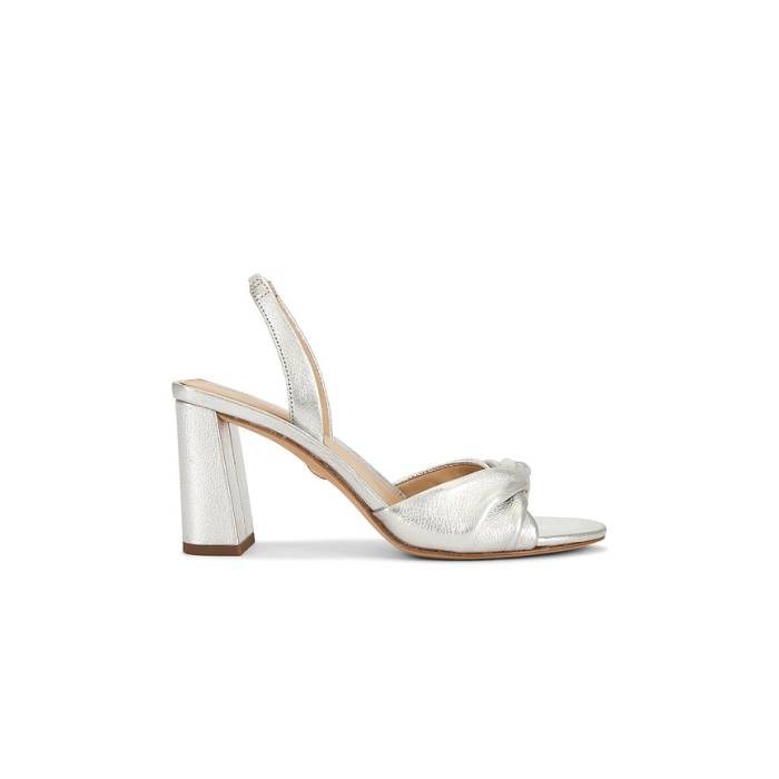 Veronica Beard 【 Tullia Block Heel Women Silver 】 踵 レディース Silver しろがね色・しろがね色