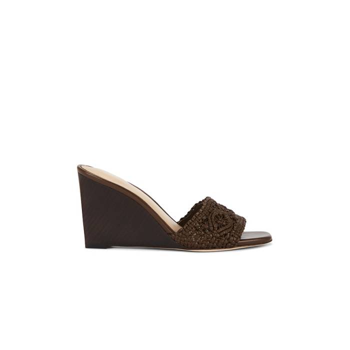 Veronica Beard 【 Ellen Macrame Sandal Women Walnut 】 レディース