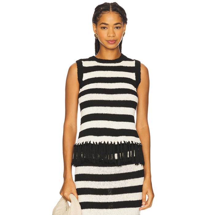 4Th & Reckless 【 Lauryn Knitted Top Women Striped 】 レディース｜スニケス