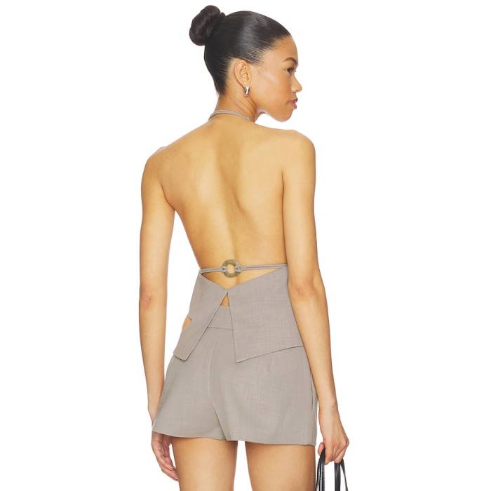 Sir. 【 Solene Halter Top Women Grey Marle 】 レディース 薄墨色 薄墨色