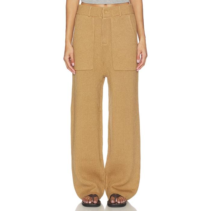 Aya Muse 【 X Revolve Knit Trouser Women Tigers Eye 】 ニット レディース タイガース