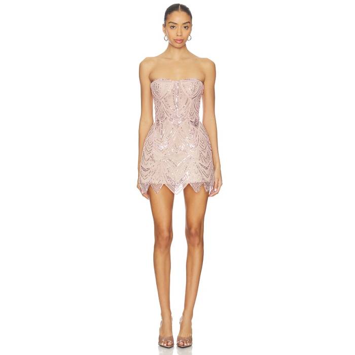 Bronx And Banco 【 Giselle Mini Dress Women Blush 】 御召しもの レディース