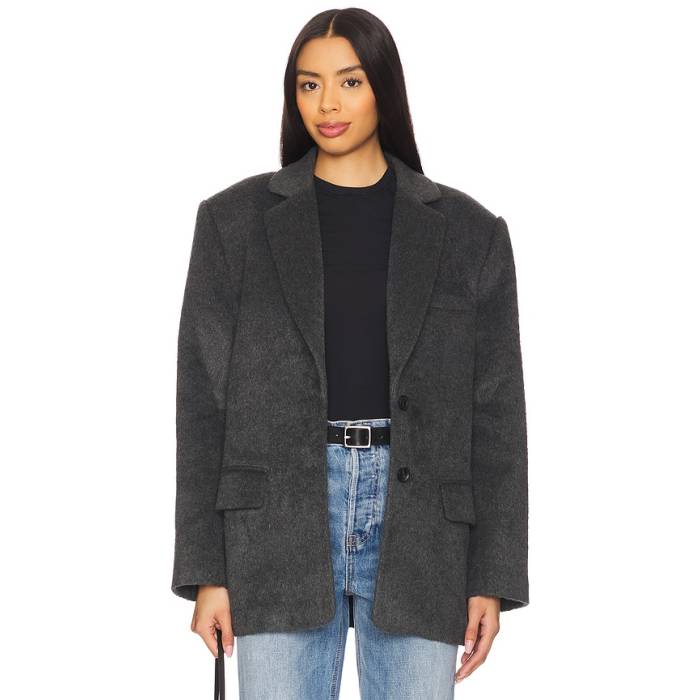 Grlfrnd 【 Wool Blend Blazer Women Dark Heather Grey 】 ブレイザー レディース heather ヘザー 灰色 グレー|スニケス