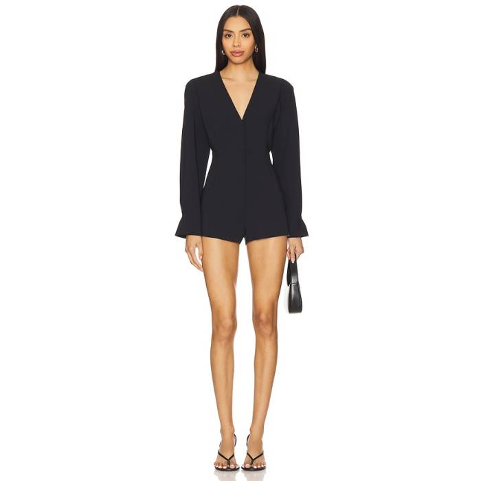 Kimberly Taylor 【 Divya Romper Women Black 】 ロンパース レディース 黒いこと 黒いこと