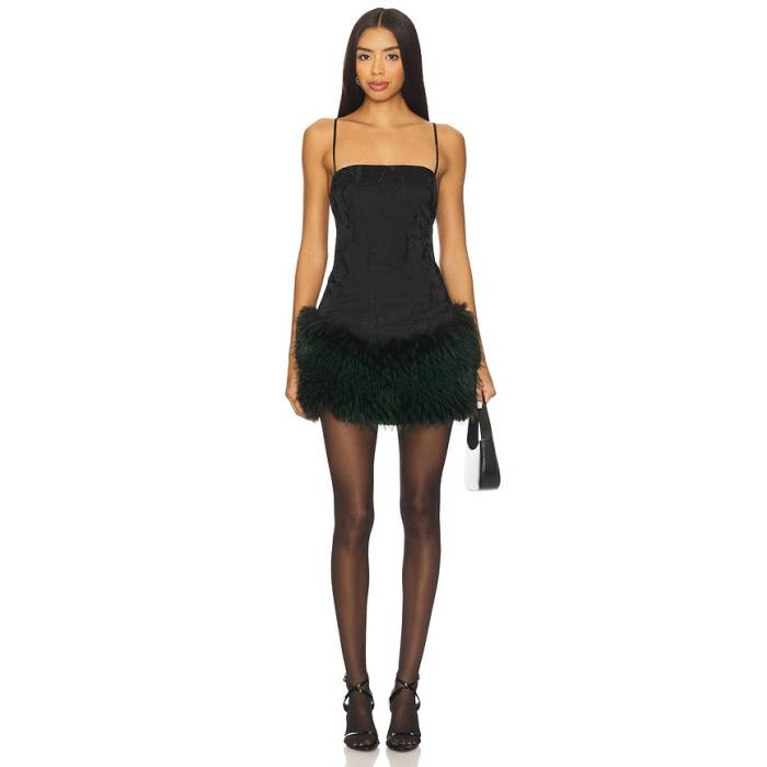Kim Shui 【 Mona Silk Mini Dress Women Black 】 お召しもの レディース 黒いこと 黒いこと レディースファッション-ドレス
