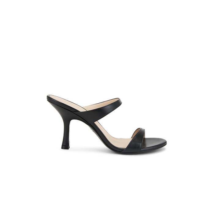 スチュアートワイツマン Stuart Weitzman 【 Nudist 85 Slide Women Black 】 Slide サンダル レディース 黒いこと 黒いこと