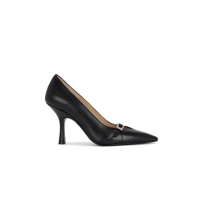 スチュアートワイツマン Stuart Weitzman 【 Georgie Pump 85 Women Black 】 揚水機 レディース 黒いこと 黒いこと