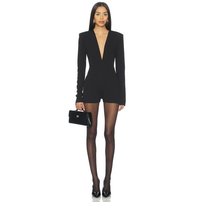 Aniye By 【 Sienna Romper Women Black 】 ロンパース レディース 黒いこと 黒いこと