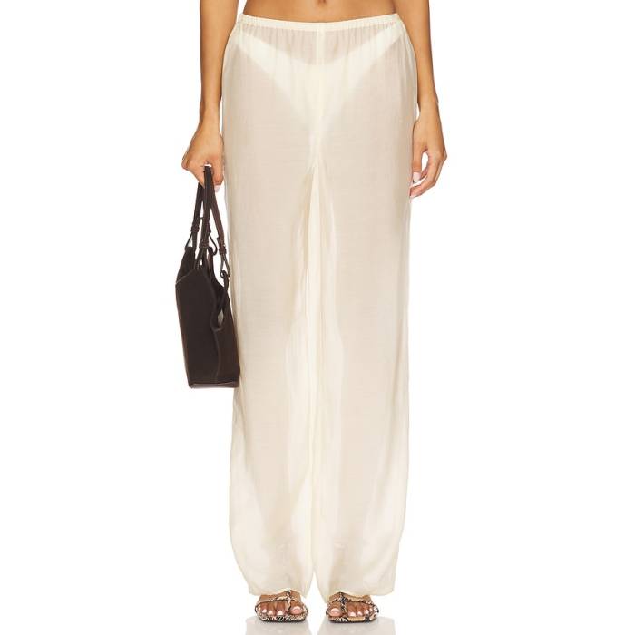 Eaves 【 X Coco Ettore Pant Women Butter Yellow 】 ズボン下 レディース yellow 黄味がかった・黄色