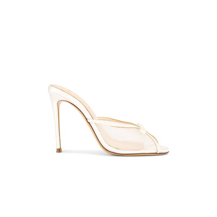 Black Suede Studio 【 Sammie 100 Mule Women White 】 レディース 白いこと 白いこと