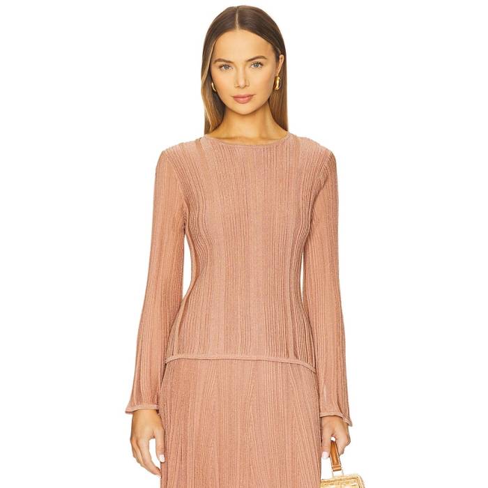 ジマーマン Zimmermann 【 Lucky Top Women Metallic Pink 】 レディース pink サクラ色