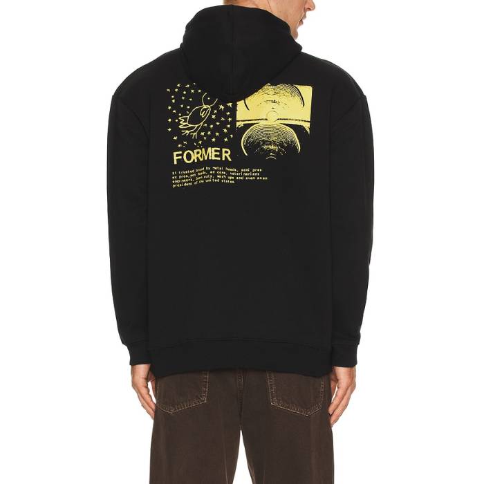 Former 【 Free Crux Hoodie Men Black 】 フリー フーディー パーカー メンズ 黒色 ブラック|スニケス