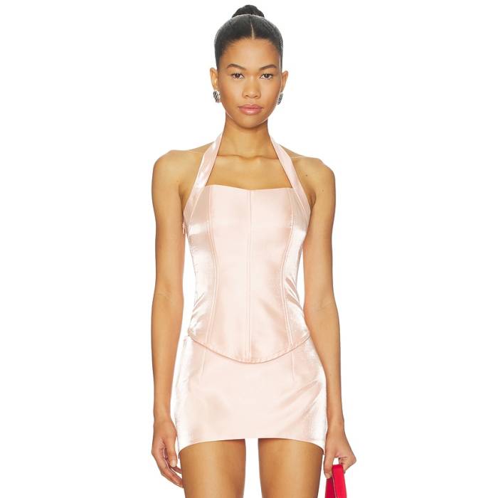 Kim Shui 【 Halter Top Women Pink 】 レディース pink サクラ色