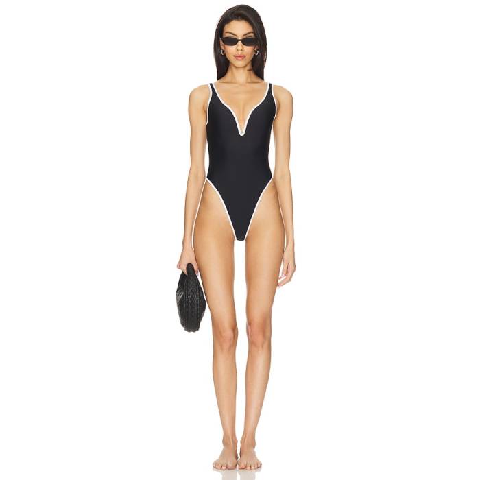 Lovers And Friends 【 Colette One Piece Women Black &Amp; White 】 レディース 黒色 ブラック 白色 ホワイト|スニケス