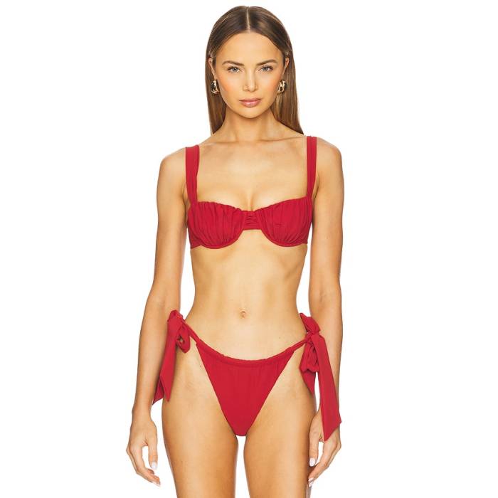フェイスフルザブランド Faithfull The Brand 【 Emily Bikini Top Women Garnet 】 レディース|スニケス