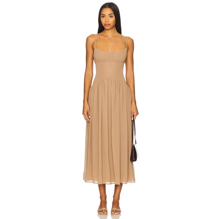 Lpa 【 Dawn Midi Dress Women Mocha 】 ドレス レディース｜スニケス