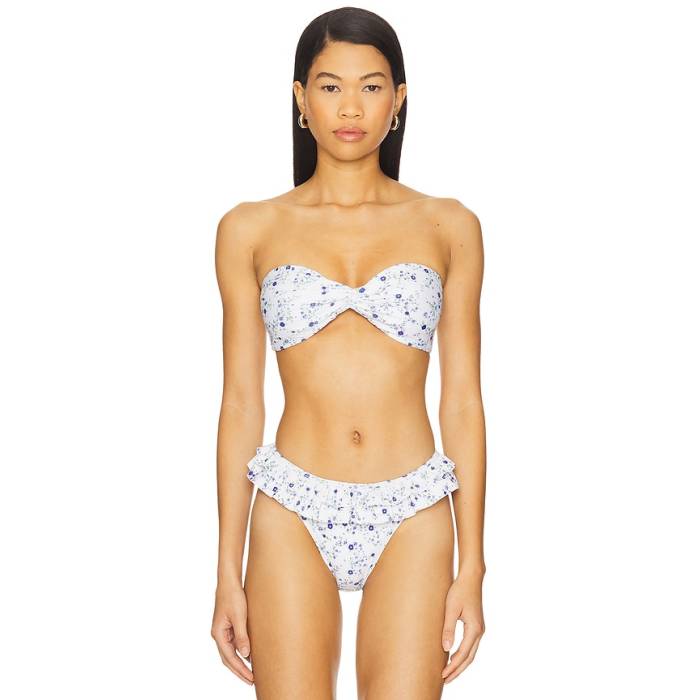 More To Come 【 Billi Bikini Top Women Blue 】 レディース 青み 青色