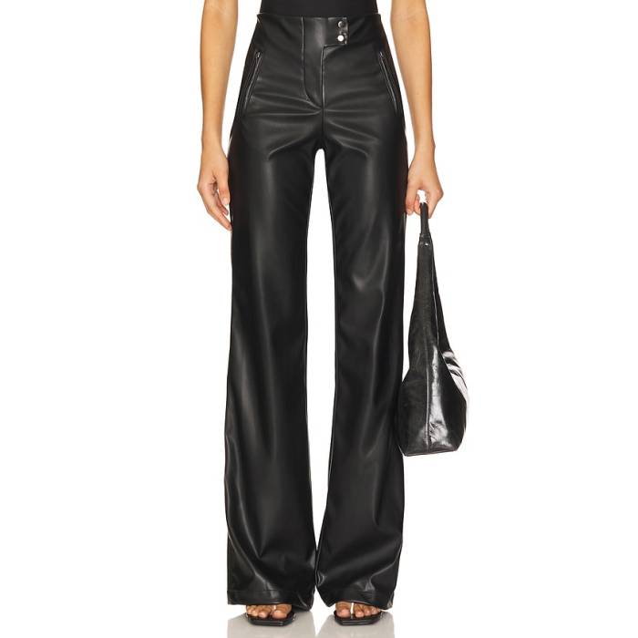 Heroine Sport 【 Aimee Leather Pant Women Black 】 なめし革 ズボン下 レディース 黒いこと 黒いこと