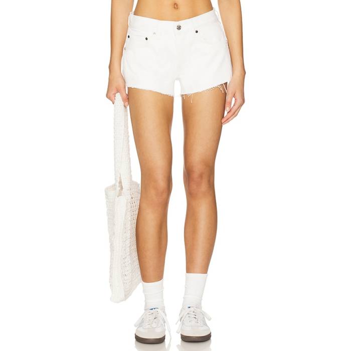 Eb Denim 【 Low Rise Cut Offs Women White 】 ライズ レディース 白いこと 白いこと