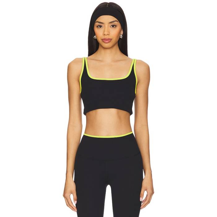 Splits59 【 Cait Rigor Sports Bra Women Black &Amp; Chartreuse 】 レディース 黒色 ブラック｜スニケス