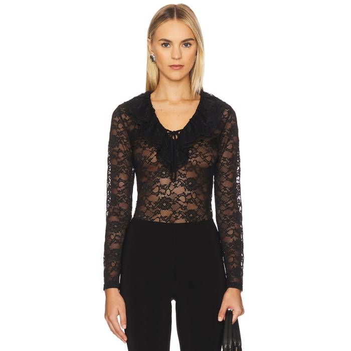 スティーブマデン Steve Madden 【 Elvie Top Women Black Onyx 】 レディース 黒いこと 黒いこと