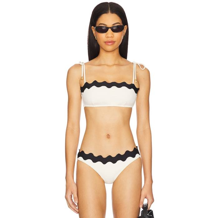 シーフォリー Seafolly 【 Ric Rac Bustier Bandeau Women Ecru 】 レディース｜スニケス