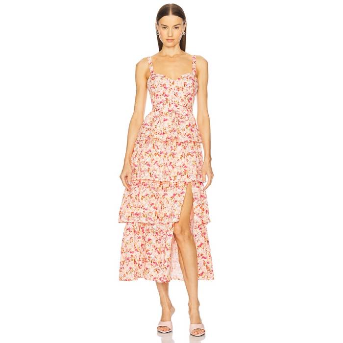 Astr The Label 【 Midsummer Dress Women Pink Multi Floral 】 ドレス レディース pink ピンク｜スニケス