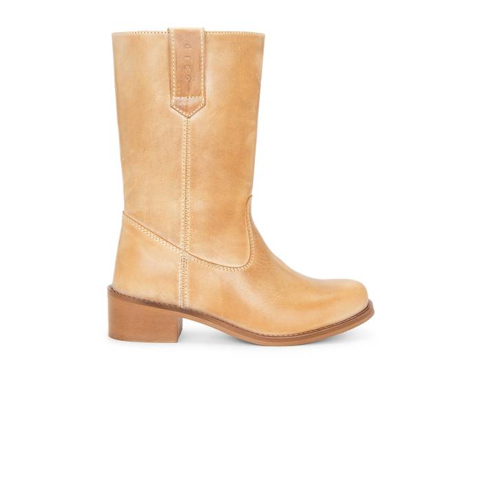 Dico Copenhagen 【 Julia Gaucho Boot Women Light Tan Escovado 】 ブーツ レディース