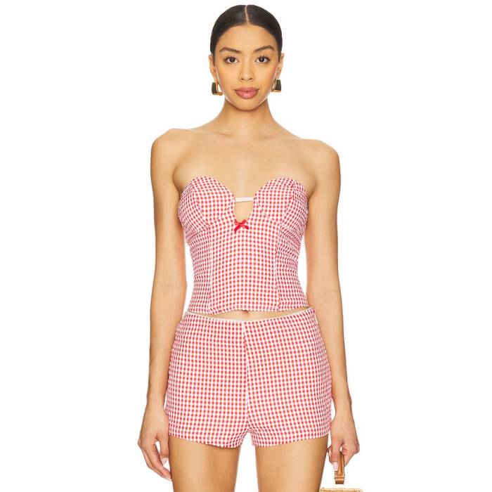 By.dyln 【 Magen Bodice Women Red 】 レディース Red 赤・赤いこと